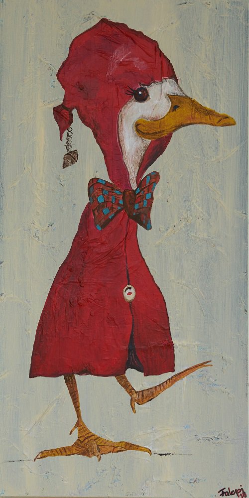 Rotgänschen
Das Bild entstand nach einer Vorlage aus dem Internet (Künstler unbekannt)
xx - tierisch unernst