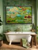 "Mondfische"
Mischtechnik auf Leinwand
120 x 80 cm, gerahmt
Preis: 1.600,- - Werke