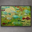 "Mondfische"
Mischtechnik auf Leinwand
120 x 80 cm, gerahmt
Preis: 1.600,- - Werke