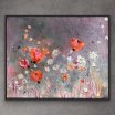 "Blumenwiese", 100 x 80 cm, gerahmt, Preis: 1.400,- - Werke